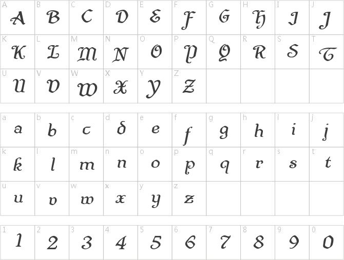 Quill Sword Expanded Italic