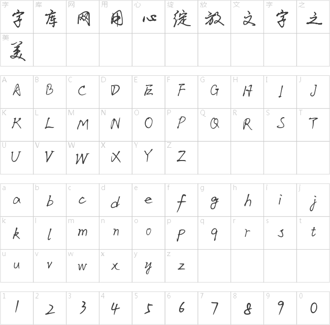 李旭科钢笔行书v1.0