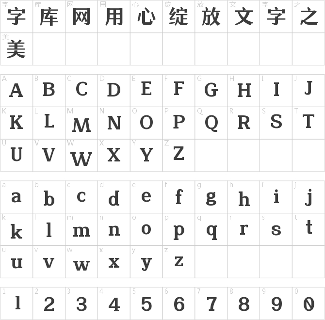 字语咏怀体