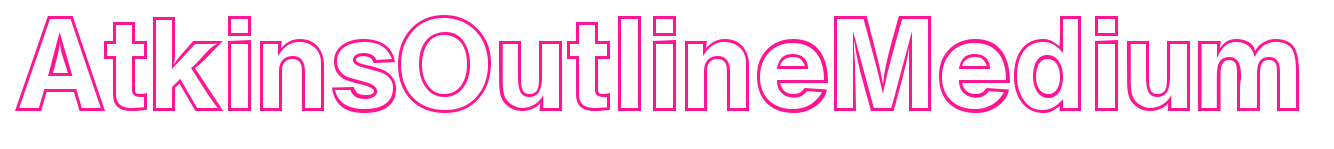 AtkinsOutlineMedium预览图片