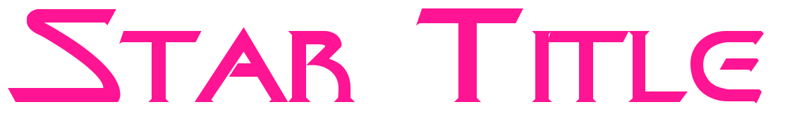 Star Title预览图片