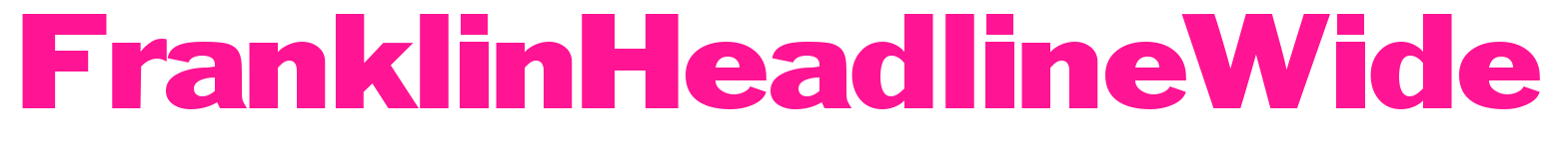 FranklinHeadlineWide预览图片