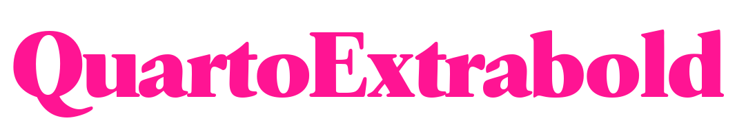 QuartoExtrabold预览图片