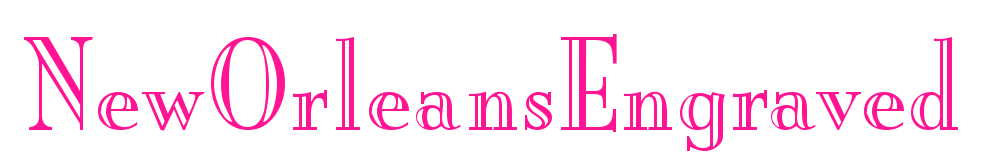 NewOrleansEngraved预览图片