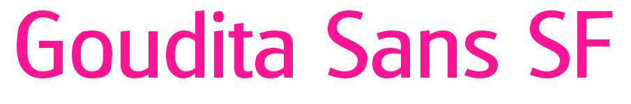 Goudita Sans SF预览图片