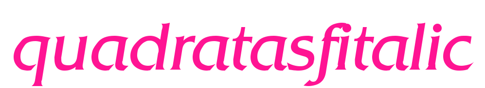 quadratasfitalic预览图片