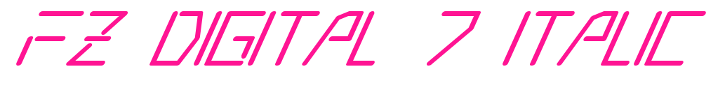 FZ DIGITAL 7 ITALIC