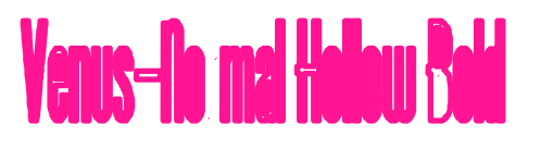 Venus-Normal Hollow Bold