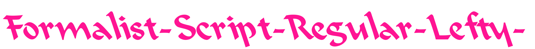 Formalist-Script-Regular-Lefty-预览图片