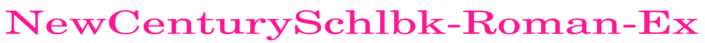 NewCenturySchlbk-Roman-Ex预览图片
