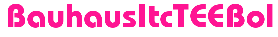 BauhausItcTEEBol预览图片