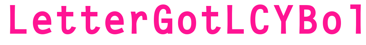 LetterGotLCYBol预览图片
