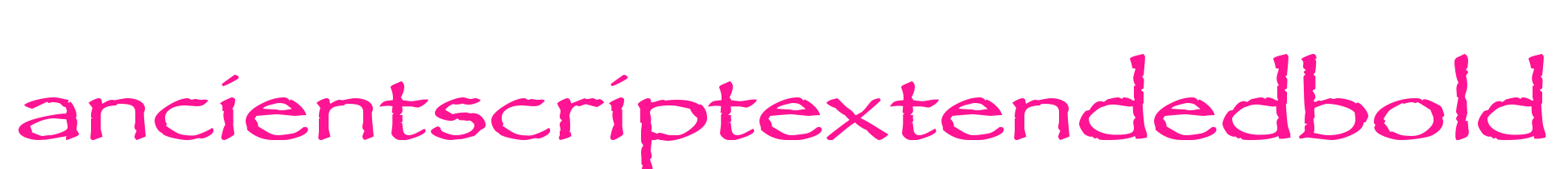 ancientscriptextendedbold预览图片