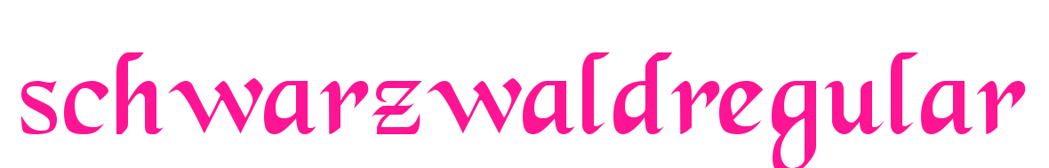 schwarzwaldregular预览图片