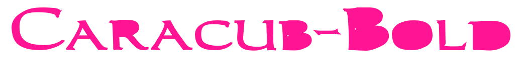 Caracub-Bold预览图片