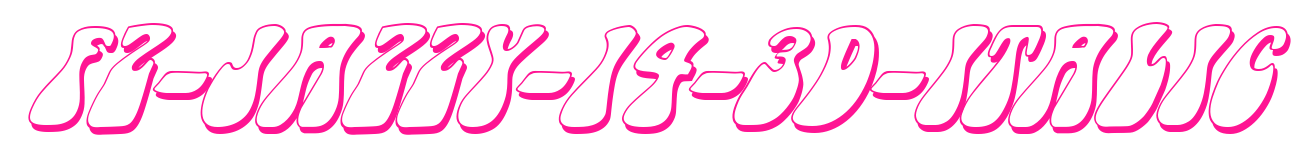 FZ-JAZZY-14-3D-ITALIC预览图片
