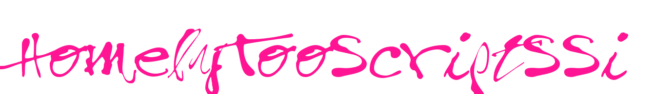 HomelyTooScriptSSi预览图片