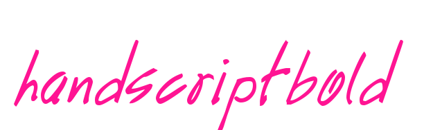 handscriptbold预览图片