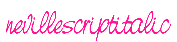 nevillescriptitalic预览图片