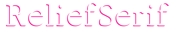 ReliefSerif预览图片