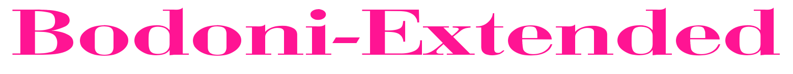 Bodoni-Extended预览图片