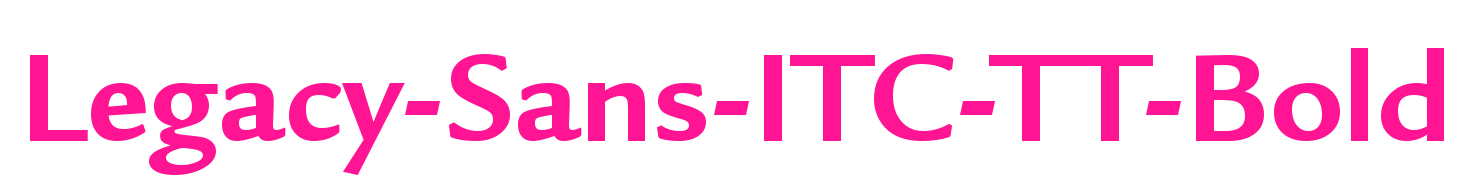 Legacy-Sans-ITC-TT-Bold预览图片