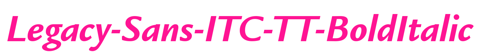 Legacy-Sans-ITC-TT-BoldItalic预览图片