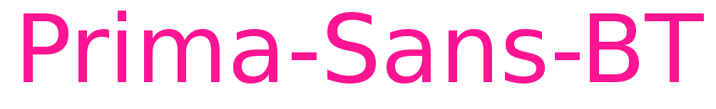 Prima-Sans-BT预览图片