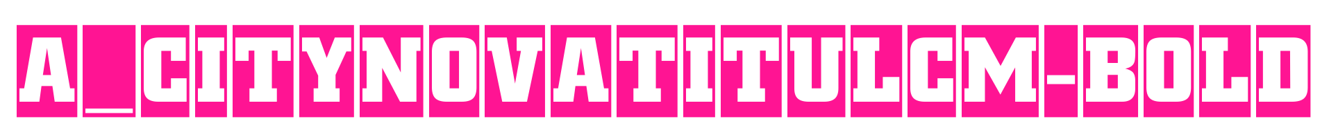 a_CityNovaTitulCm-Bold预览图片