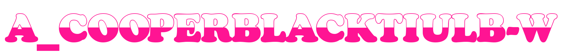 a_CooperBlackTiulB-W预览图片