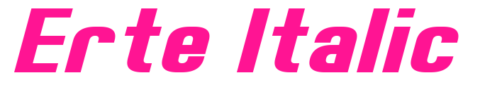 Erte Italic预览图片