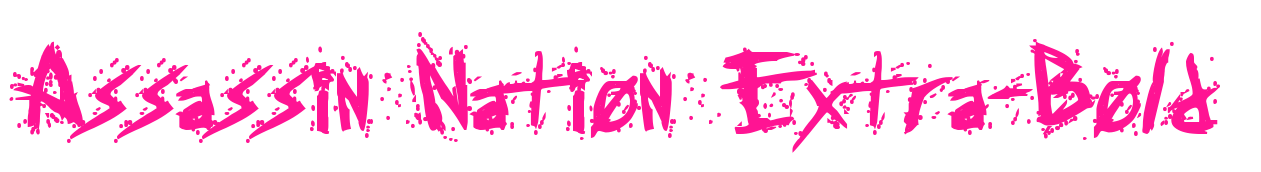 Assassin Nation Extra-Bold预览图片