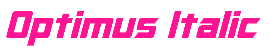 Optimus Italic预览图片