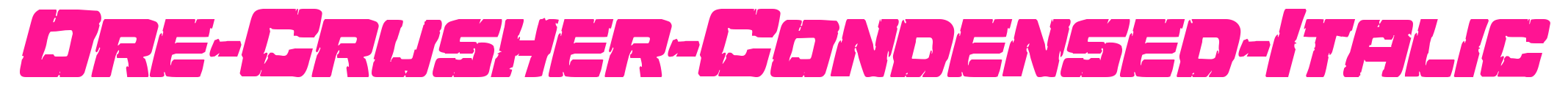 Ore-Crusher-Condensed-Italic预览图片