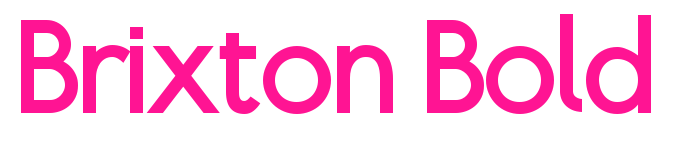 Brixton Bold预览图片