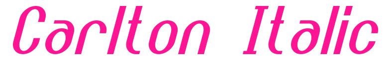 Carlton Italic