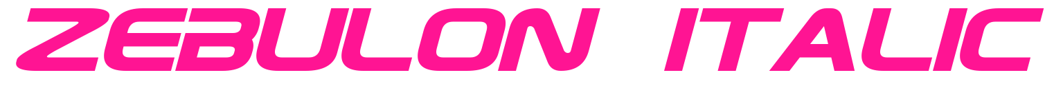 Zebulon Italic