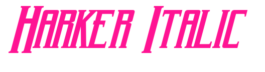 Harker Italic
