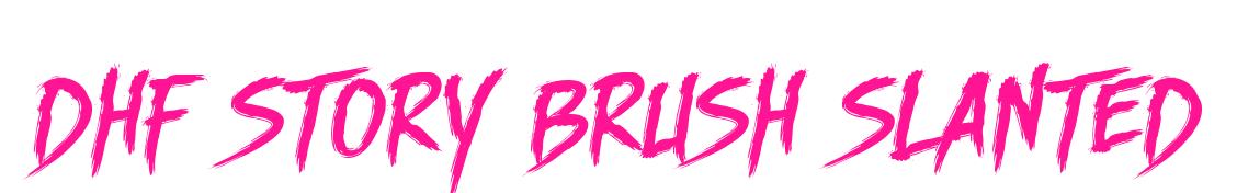 DHF Story Brush Slanted预览图片