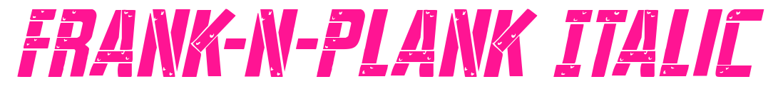 Frank-n-Plank Italic预览图片