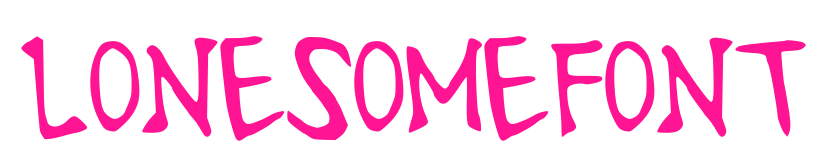 LonesomeFont预览图片