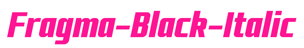 Fragma-Black-Italic