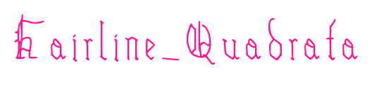 Hairline-Quadrata