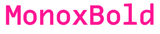 MonoxBold预览图片