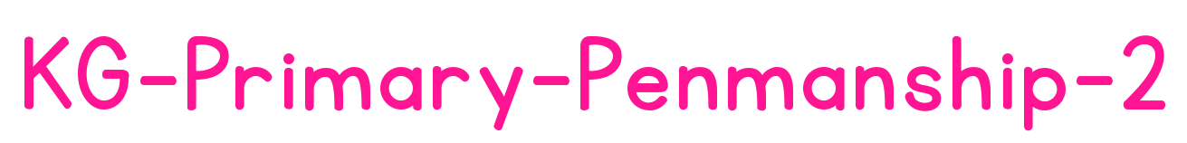 KG-Primary-Penmanship-2预览图片