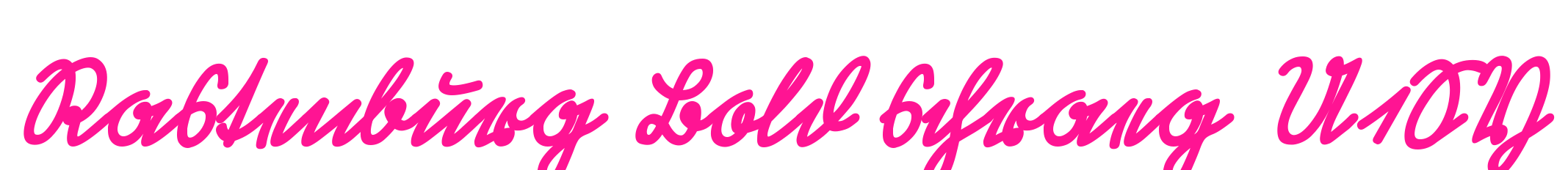 Rastenburg Bold schraeg U1SY