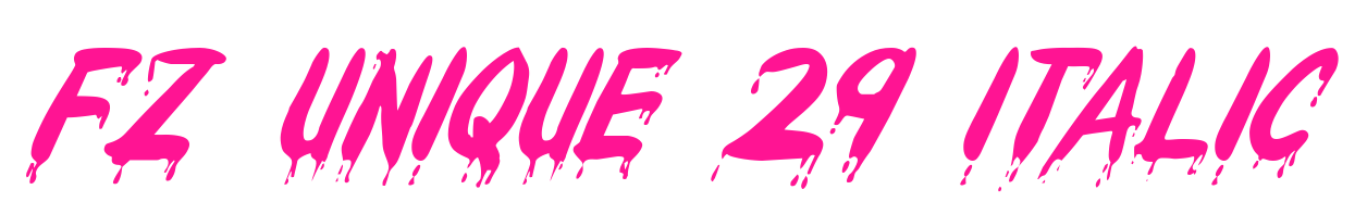 FZ UNIQUE 29 ITALIC