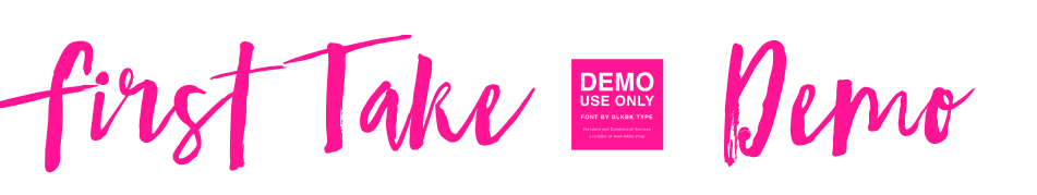 First Take - Demo预览图片
