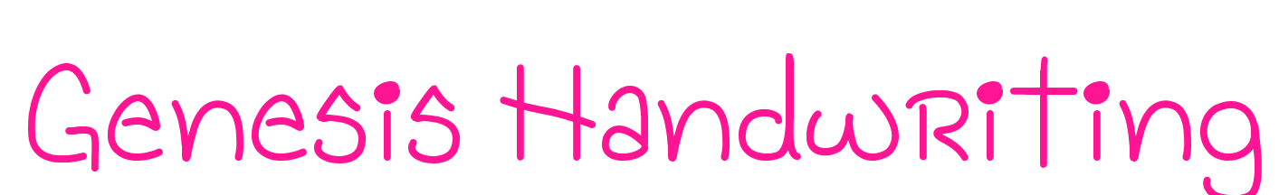 Genesis Handwriting