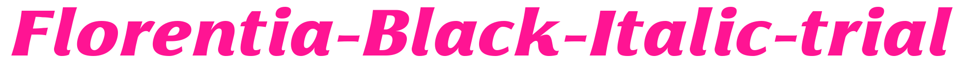 Florentia-Black-Italic-trial预览图片